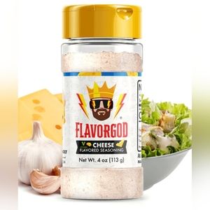 6 Bottles of Flavor God Cheese Seasoning